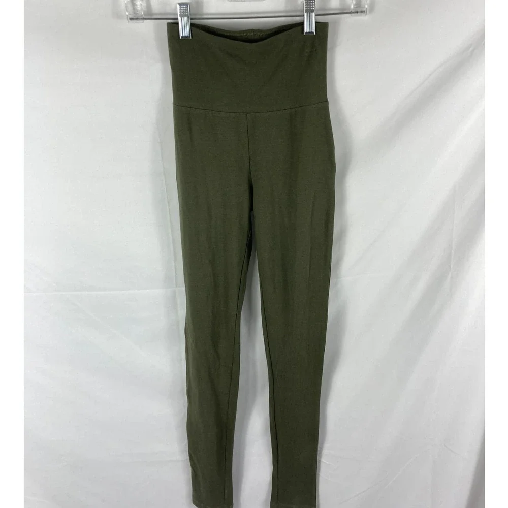 NWT BP High Rise Dark Green Leggings Size XXS